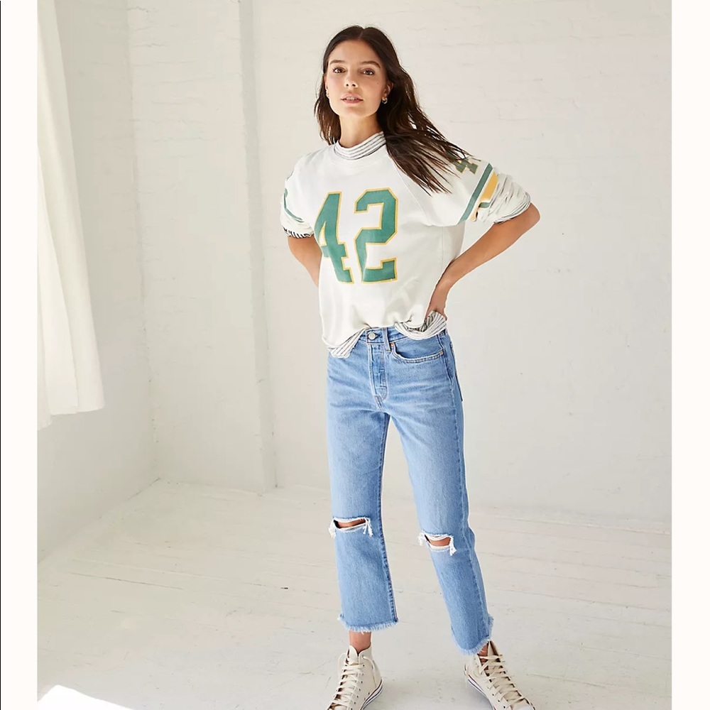 Levi’s wedgie premium straight leg jeans